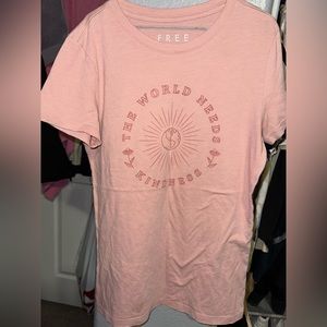 Aeropostale pink shirt.. has a small stain shown in last pic